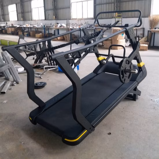 Hochwertiges Cardio-Trainingsgerät aus Stahl, mechanisches Laufband mit magnetischer Widerstandseinstellung